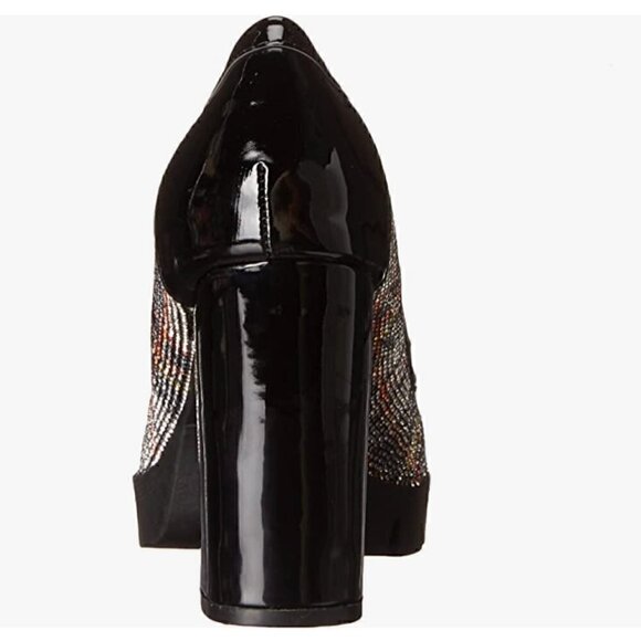 Betsey Johnson Adelyn White Plaid Heel Loafers NIB 7.5 - Picture 4 of 10